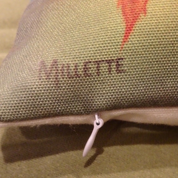 Danbury Mint Millette Wild Wings Blue Jay Bird Fall Decorative Accent Pillow - Picture 3 of 6